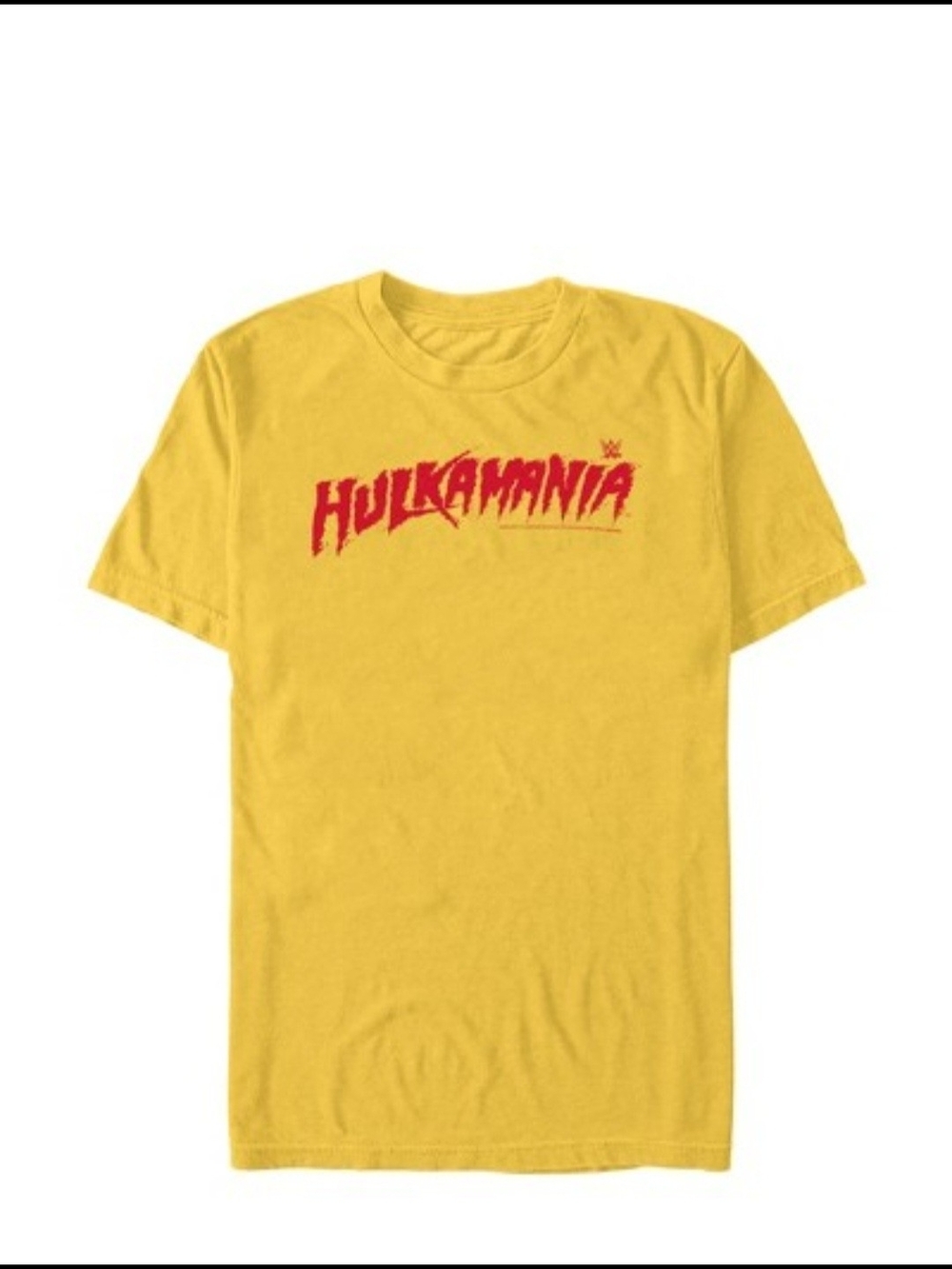 Gildan Yellow HulKamania Graphic Tee with Red Logo